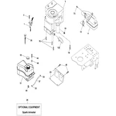 McCulloch M13597 - 96011023803 - 2010-07 - Engine Parts Diagram