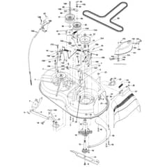 McCulloch M13597 - 96011023803 - 2010-07 - Mower Deck - Cutting Deck Parts Diagram