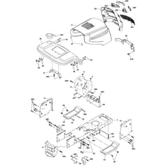 McCulloch M13597 - 96011029600 - 2010-09 - Chassis & Enclosures Parts Diagram