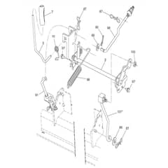 McCulloch M13597 - 96041009102 - 2010-07 - Mower Lift - Deck Lift Parts Diagram