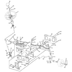 McCulloch M13597H - 96041000903 - 2010-03 - Steering Parts Diagram