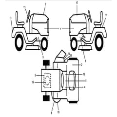 McCulloch M13597H - 96041000904 - 2010-03 - Decals Parts Diagram