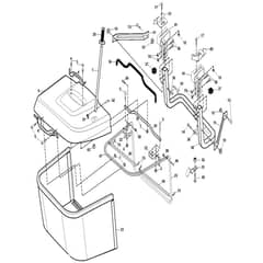 McCulloch M13597HRB - 96061028901 - 2010-04 - Bagger Parts Diagram