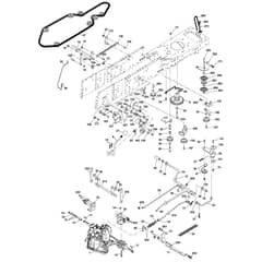 McCulloch M13597HRB - 96061028901 - 2010-04 - Drive Parts Diagram