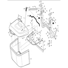 McCulloch M13597RB - 96061028800 - 2010-08 - Bagger Parts Diagram