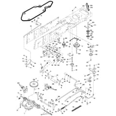 McCulloch M13597RB - 96061028801 - 2010-04 - Drive Parts Diagram