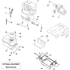 McCulloch M13597RB - 96061028801 - 2010-04 - Engine Parts Diagram