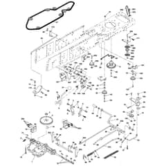 McCulloch M13597RB - 96061029101 - 2010-03 - Drive Parts Diagram