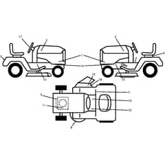 McCulloch M145107H - 96041027000 - 2011-09 - Decals Parts Diagram