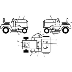 McCulloch M145107T - 96041029200 - 2012-11 - Decals Parts Diagram