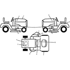 McCulloch M145107T - 96041038200 - 2015-08 - Decals Parts Diagram