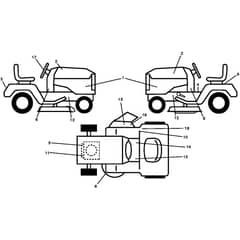 McCulloch M14538 - 96041023100 - 2011-05 - Decals Parts Diagram