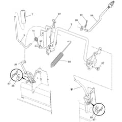 McCulloch M14597TC - 96051006200 - 2012-11 - Mower Lift - Deck Lift Parts Diagram