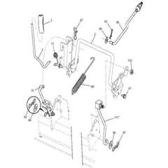 McCulloch M14597TC - 96051006301 - 2012-12 - Mower Lift - Deck Lift Parts Diagram