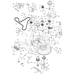 McCulloch M145-97TC - 96051006202 - 2013-07 - Mower Deck - Cutting Deck Parts Diagram