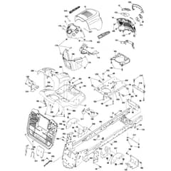McCulloch M145-97TC POWERDRIVE - 2018-07 - Chassis & Enclosures Parts Diagram