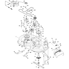 McCulloch M155107A - 96041027300 - 2011-09 - Mower Deck - Cutting Deck Parts Diagram