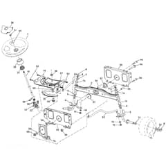 McCulloch M155107H - 96041001000 - 2007-08 - Steering Parts Diagram