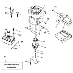 McCulloch M155107H - 96041001003 - 2010-03 - Engine Parts Diagram