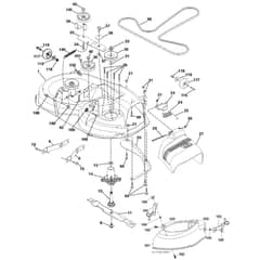 McCulloch M155107H - 96041001005 - 2010-09 - Mower Deck - Cutting Deck Parts Diagram
