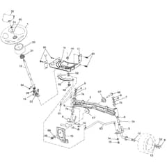 McCulloch M155107H - 96041001005 - 2010-09 - Steering Parts Diagram