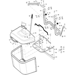 McCulloch M155107HRB - 96061010005 - 2010-07 - Bagger Parts Diagram