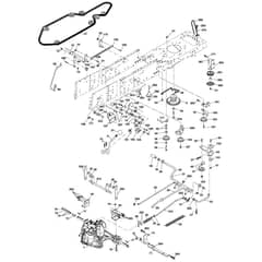 McCulloch M155107HRB - 96061010005 - 2010-07 - Drive Parts Diagram