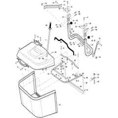 McCulloch M155107HRB - 96061012303 - 2008-08 - Bagger Parts Diagram