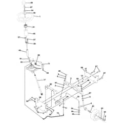 McCulloch M155107HRB - 96061012303 - 2008-08 - Steering Parts Diagram