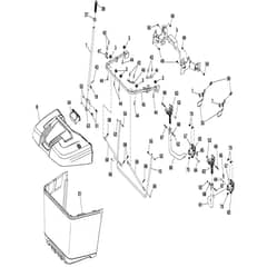 McCulloch M155-107HRB - 96051004100 - 2011-11 - Bagger Parts Diagram