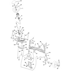 McCulloch M155-107HRB - 96051004100 - 2011-11 - Steering Parts Diagram