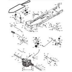 McCulloch M155-107TC - 96051006501 - 2013-01 - Drive Parts Diagram