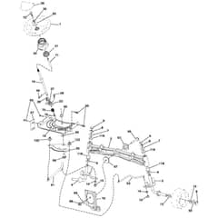 McCulloch M155-107TC - 96051006502 - 2013-07 - Steering Parts Diagram