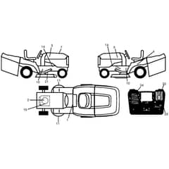 McCulloch M155-107TC - 96051009900 - 2013-06 - Decals Parts Diagram