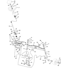 McCulloch M155-107TC POWERDRIVE - 2018-08 - Steering Parts Diagram