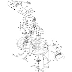 McCulloch M155H107 - 96041031801 - 2013-11 - Mower Deck - Cutting Deck Parts Diagram