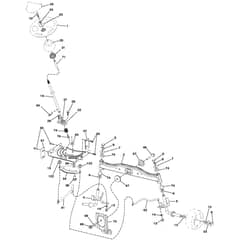 McCulloch M155H107 - 96041031801 - 2013-11 - Steering Parts Diagram