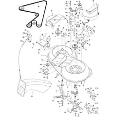 McCulloch M165107HRB - 96061032901 - 2011-04 - Mower Deck - Cutting Deck Parts Diagram