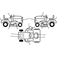 McCulloch M17538H - 96041023202 - 2013-06 - Decals Parts Diagram