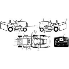 McCulloch M175H38RB - 96061030700 - 2010-03 - Decals Parts Diagram