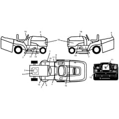McCulloch M185107HRB - 96061009702 - 2009-04 - Decals Parts Diagram