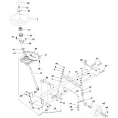 McCulloch M185107HRB - 96061009702 - 2009-04 - Steering Parts Diagram