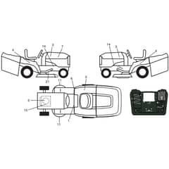 McCulloch M185107TC - 96051006601 - 2013-01 - Decals Parts Diagram