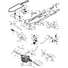 McCulloch M185107TC - 96051006601 - 2013-01 - Drive Parts Diagram