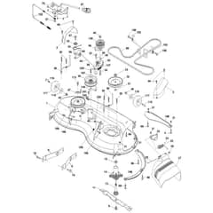 McCulloch M185117T - 96041029601 - 2013-01 - Mower Deck - Cutting Deck Parts Diagram