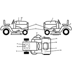 McCulloch M185-107T - 96041037800 - 2014-05 - Decals Parts Diagram