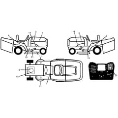 McCulloch M185-107TC - 96051006701 - 2013-01 - Decals Parts Diagram