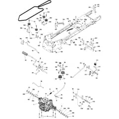 McCulloch M185-107TC - 96051006702 - 2013-07 - Drive Parts Diagram