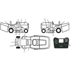 McCulloch M185-107TC - 96051006703 - 2014-05 - Decals Parts Diagram