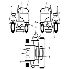 McCulloch M185-117T - 96041035600 - 2013-06 - Decals Parts Diagram